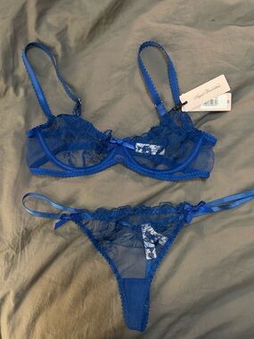 agent provocateur jayce set riyal blue